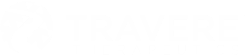 Logo for Travere Therapeutics, featuring the company name and a circle containing a winding path.